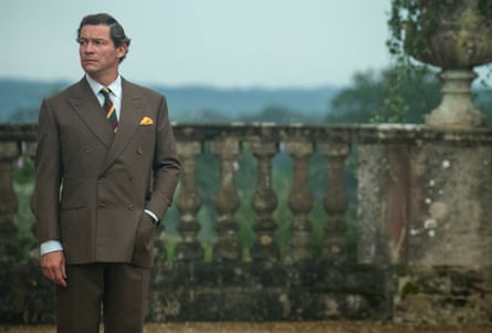 Dominic West as the Prince of Wales in The Crown