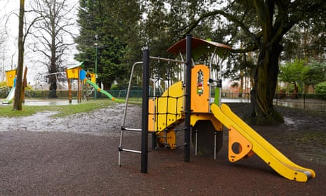 Court Hey Park in Knowsley, Merseyside. The borough council are surrendering control of 17 parks for the next 15 years and allowing some housing developments to be built on the green spaces.