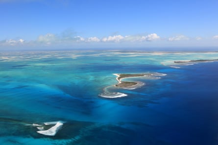 Kiribati seascape.