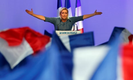 Marine Le Pen, the leader of the Front National, addresses a rally in Frejus, France, in September.