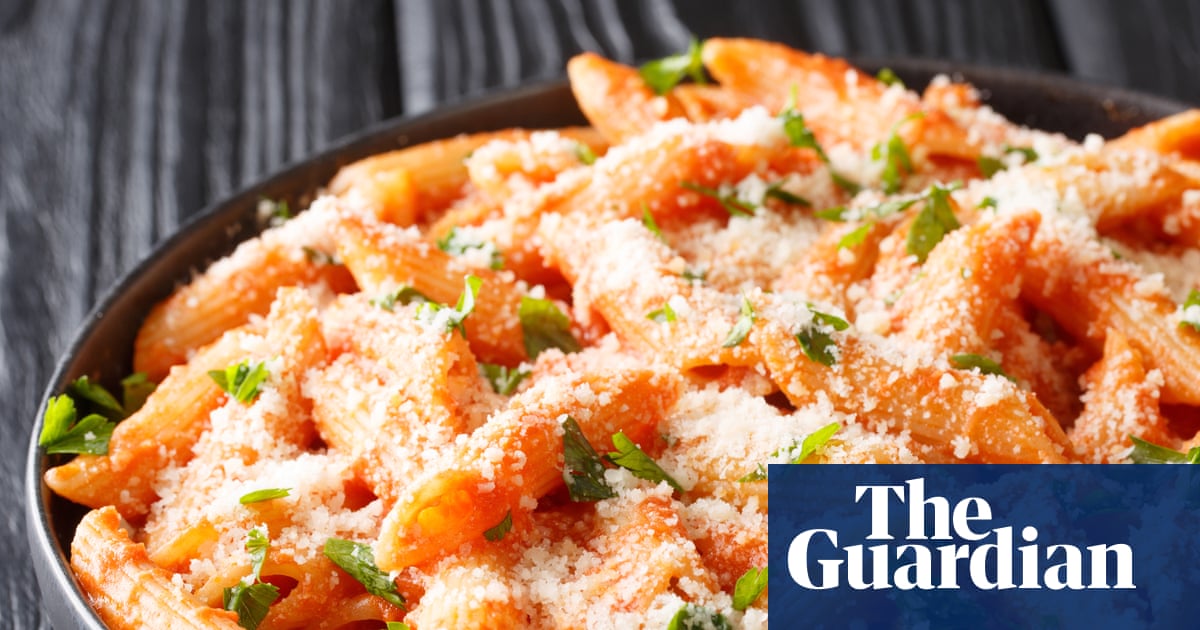 Disco hit: Penne alla vodka, popular in New York 80s clubs, is now a menu staple