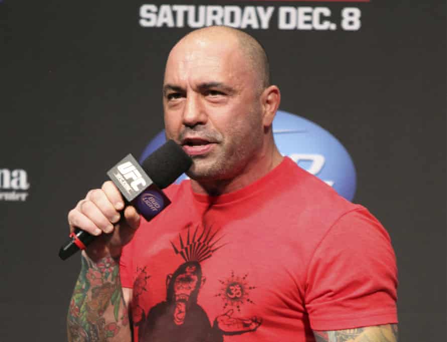 Controversy: podcaster Joe Rogan