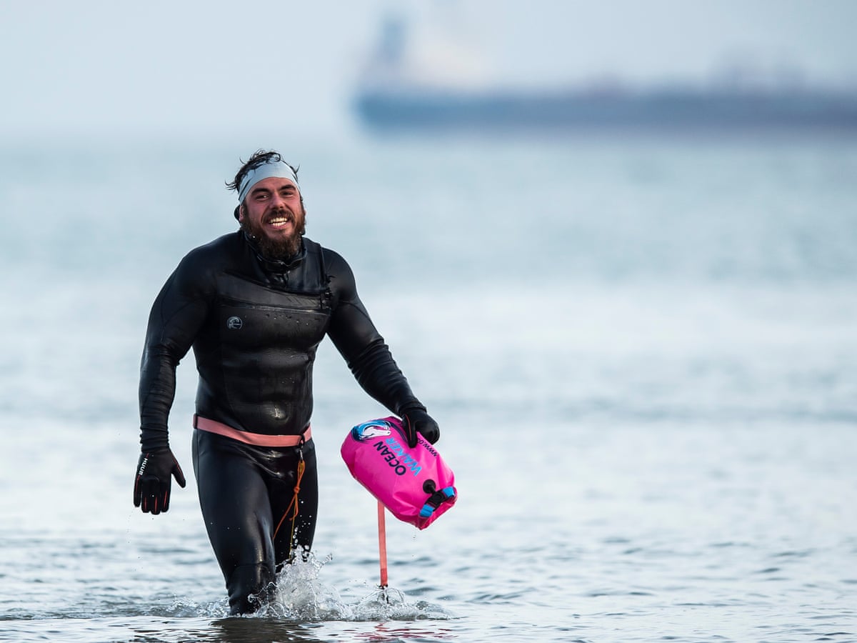 It Was Brutal Ross Edgley Completes 157 Day Swim Around Britain Uk News The Guardian