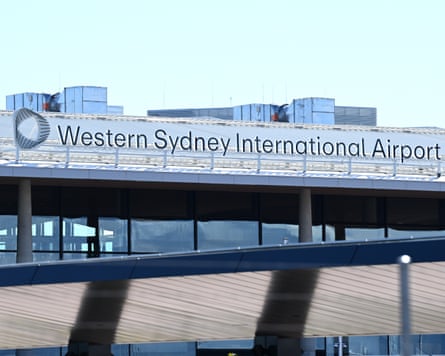 Signage for the new Western Sydney international airport