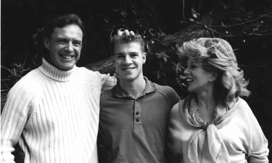 'A handsome, rich, compliant handbag': Bill Byrne with Anne and Adam. He remained loyal to them into adulthood.