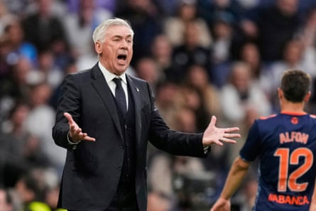 Real Madrid's head coach Carlo Ancelotti