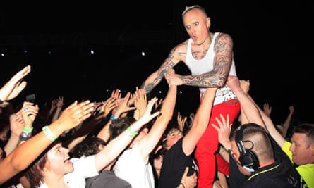 Keith Flint of the Prodigy performing at Radio 1’s Big Weekend at Lydiard Park in Swindon in 2009