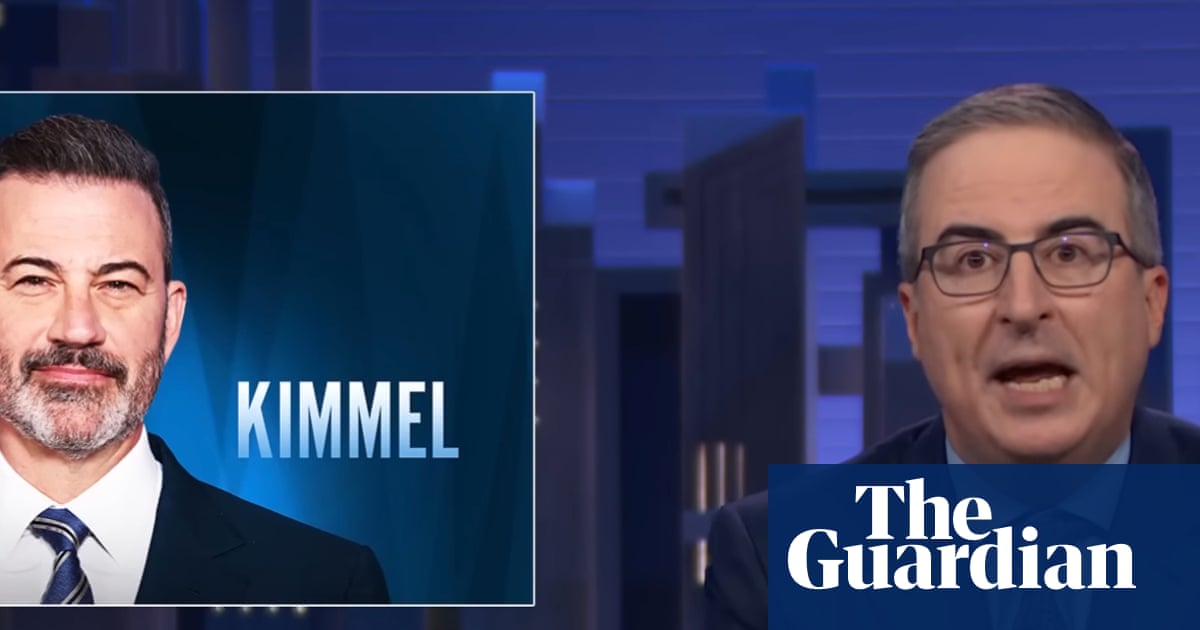 John Oliver: ‘Everyone knew the administration had it in for Kimmel’