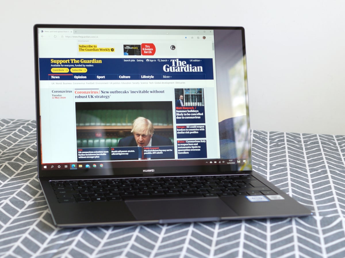 Huawei Matebook X Pro Review Windows 10 S Macbook Pro Rival Laptops The Guardian