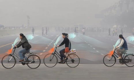 Studio Roosegaarde’s smog-free bicycle.