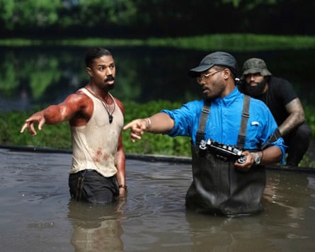 Awards SeasonThis image released by Warner Bros. Pictures shows actor Michael B. Jordan, left, and director-writer-producer Ryan Coogler on the set of “Sinners.” (Eli Adé/Warner Bros. Pictures via AP)