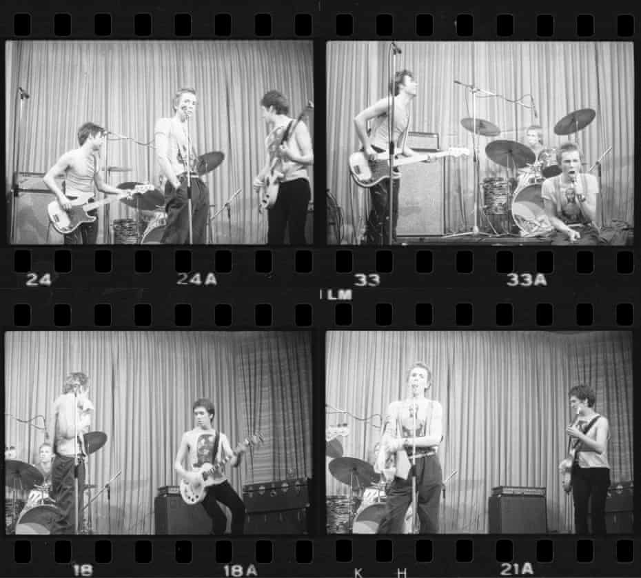 The Sex Pistols at the Nashville in London, on 3 April 1976 by PT Madden.