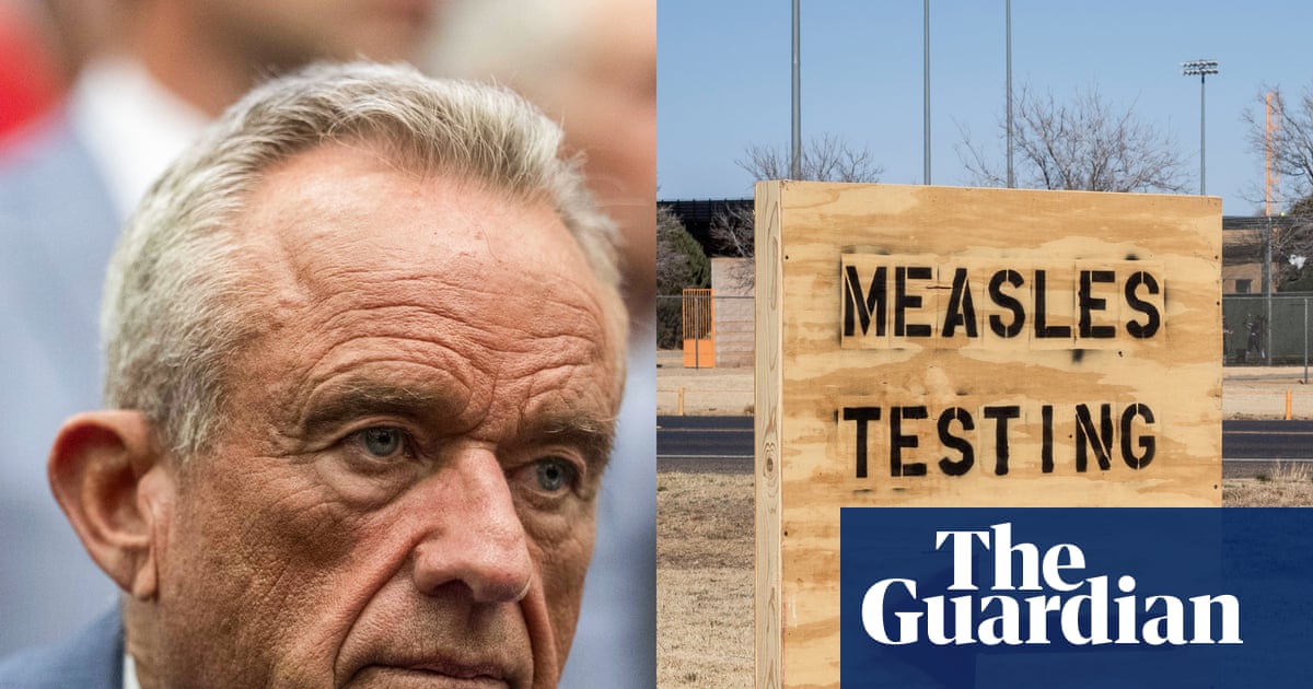 RFK Jr boasts of handling of US measles outbreak in op-ed amid CDC upheaval | Robert F Kennedy Jr RFK Jr boasts of handling of US measles outbreak in op-ed amid CDC upheaval | Robert F Kennedy Jr