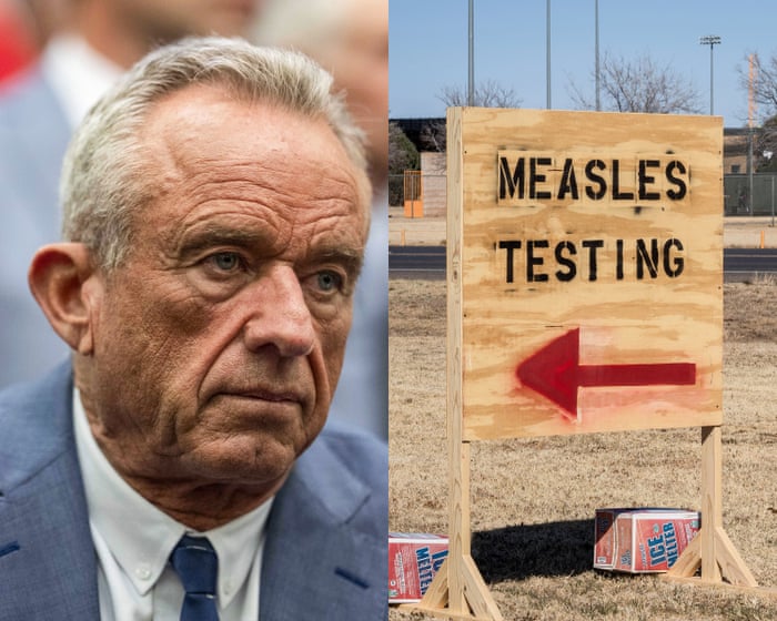 RFK Jr boasts of handling of US measles outbreak in op-ed amid CDC upheaval