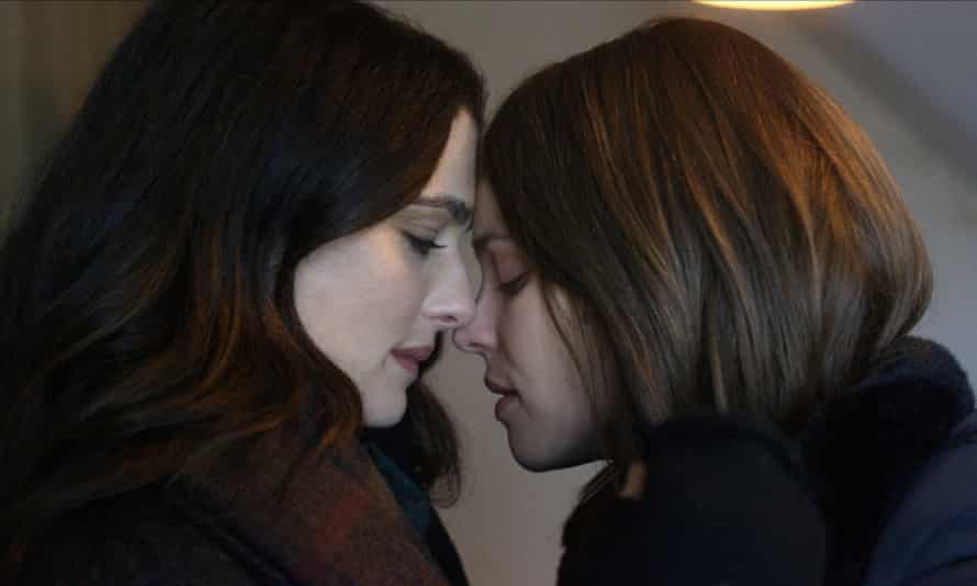 Rachel Weisz (left) and Rachel McAdams in Disobedience.