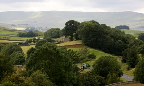 A rural scene in the Yorkshire Dales. In some places average house prices are 10 times average household income.