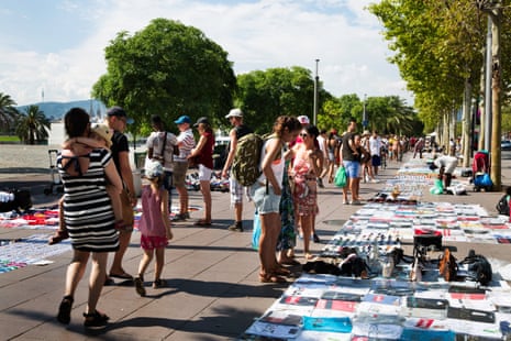 Street vendors.