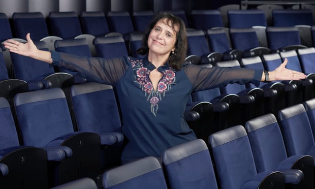 ‘Let’s make magic’ … theatre owner and producer Nica Burns in the auditorium of @sohoplace