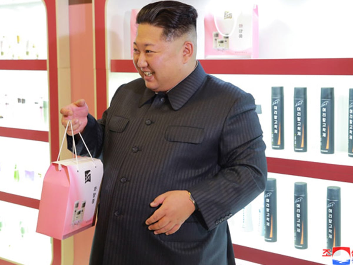 From Missiles To Moisturiser: Kim Jong-Un Visits North Korean Cosmetics  Factory | Kim Jong-Un | The Guardian
