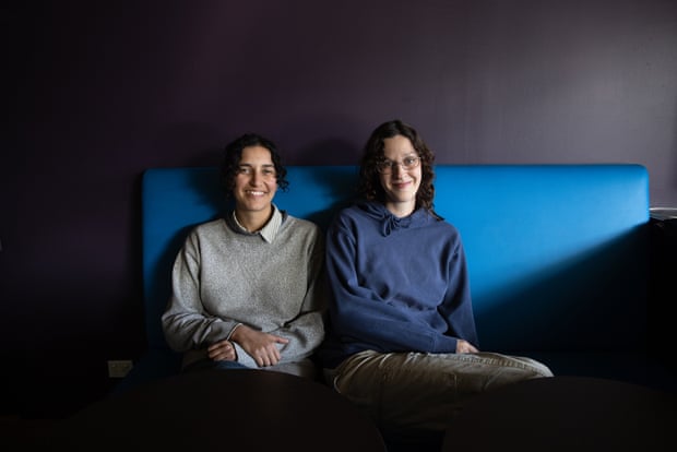 The owners of Flippy's bar in Brunswick Emma Lipschitz, she/they (L) and Amy Parker she (R)