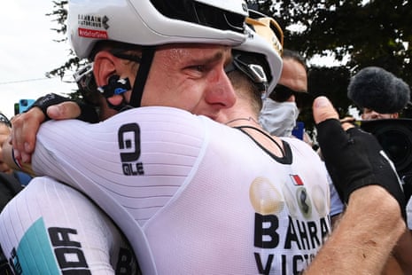 An emotional Matej Mohorič gave an insightful and honest interview after his stage 19 win at the Tour de France.