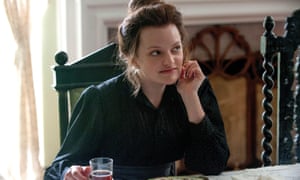 Stomps into each scene like a Russian goth chick … Elisabeth Moss in The Seagull.