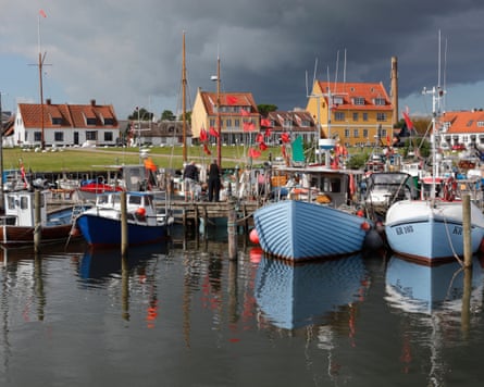 Gilleleje fishing harbour, Denmark.