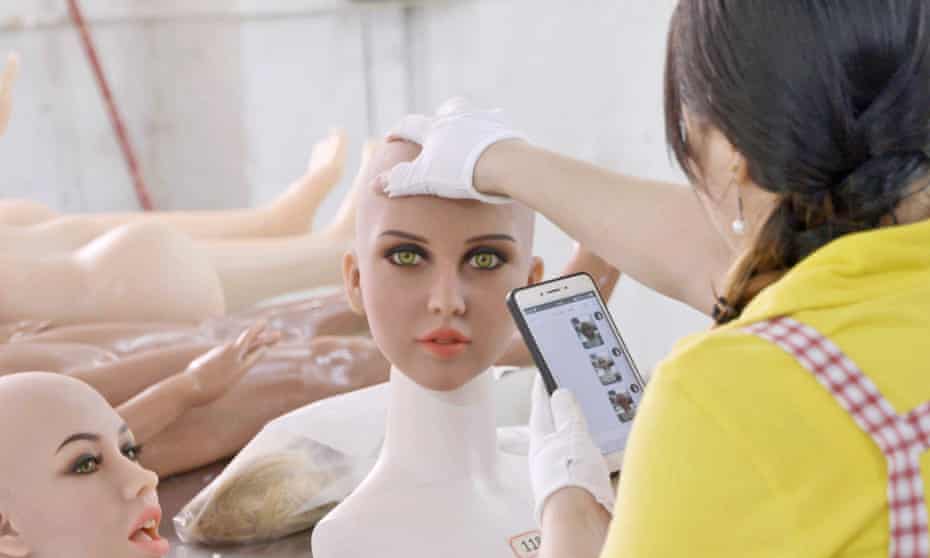 A woman making sex dolls in Zhongshan, China, in Jessica Kingdon’s Ascension.