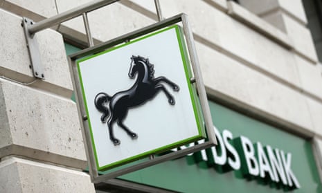 A Lloyds Bank sign at a branch