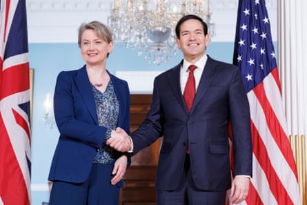 Cooper with Marco Rubio in Washington DC on 20 February.
