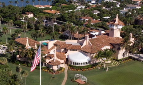 overhead view of mar-a-lago