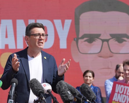 Andy Burnham speaks at the launch of his campaign to stand at the Makerfield byelection.