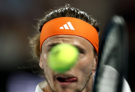 Zverev keeps his eyes on the prize.