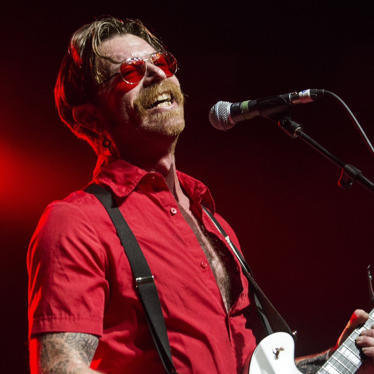 Bataclan Survivor Jesse Hughes Calls March For Our Lives Pathetic Music The Guardian
