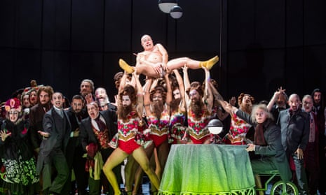 Wonderful mix of pomposity and self-pity … Martin Winkler in The Nose at the Royal Opera House.