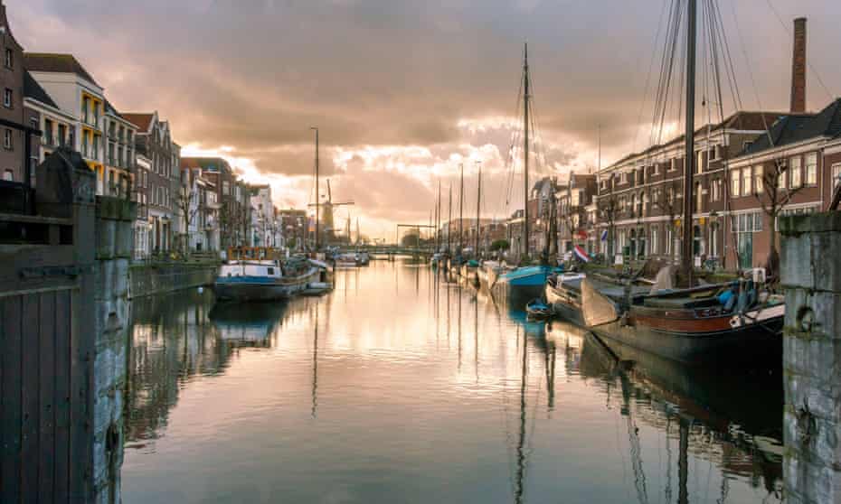 The historic Delfshaven in Rotterdam