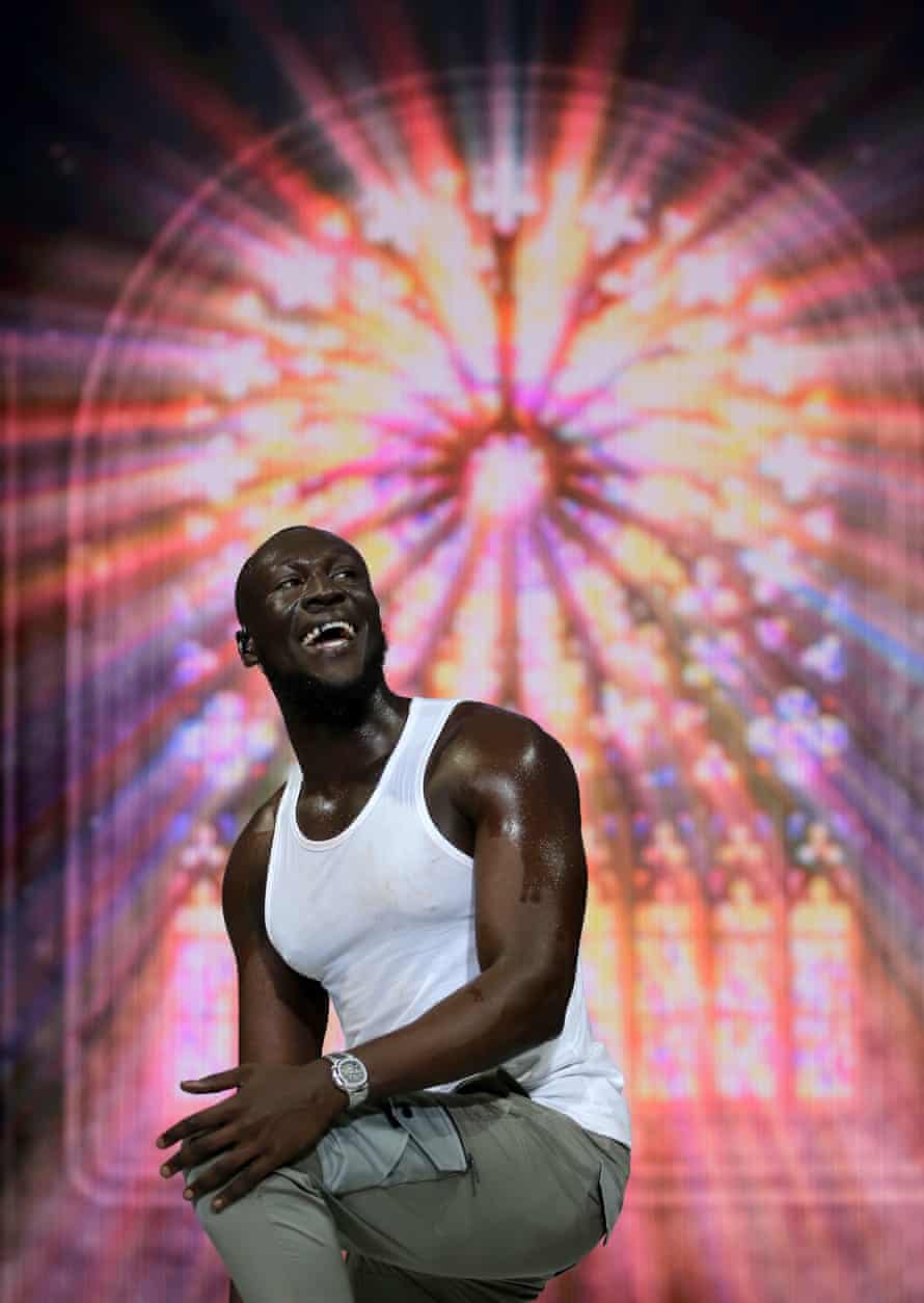 Stormzy performs at Capital’s Jingle Bell Ball with Seat at London’s O2 Arena earlier this month.