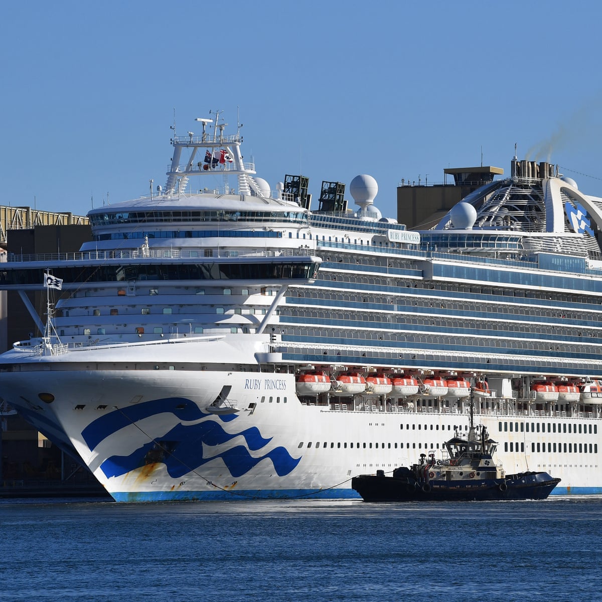 Ruby Princess Docks At Nsw Port For 10 Days But Crew Must Remain On Board Coronavirus Stricken Cruise Ship New South Wales The Guardian