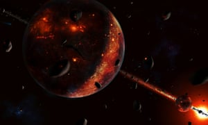 Until 3.8bn years ago, the Earth was pounded by asteroids and comets left over from the formation of the solar system.