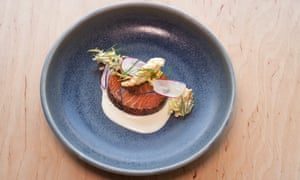‘Thick slices’: nori-cured salmon.