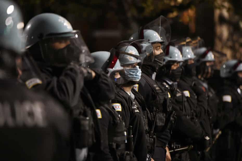 Protest against the murder of Adam Toledo in Chicago.