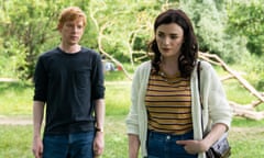 Domhnall Gleeson and Aisling Bea in Alice &amp; Jack.