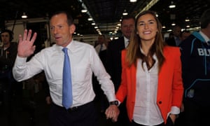 Tony Abbott with his daughter Frances