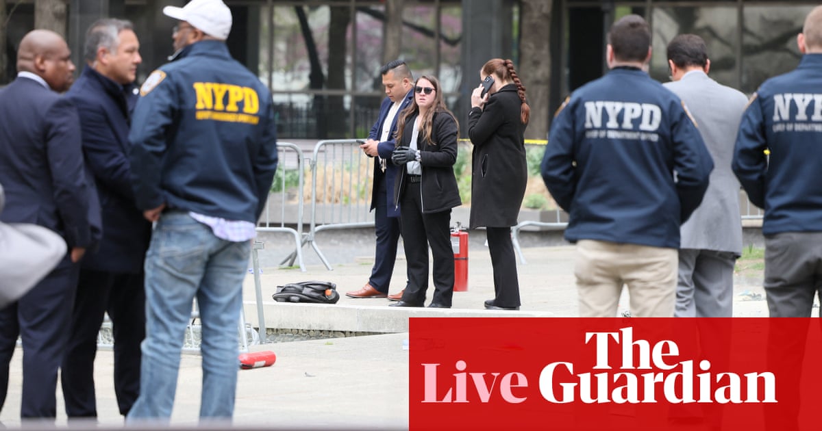Jury selection completed for Trump hush-money trial; man sets himself on fire outside courthouse – live | Donald Trump trials