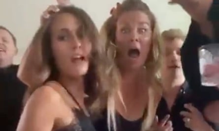 Footage from Sanna Marin's party with her friends in August.