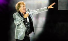 Rod Stewart performs at the 02 Arena in February 2017.