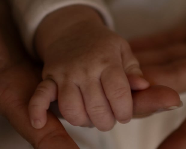 A baby's hand