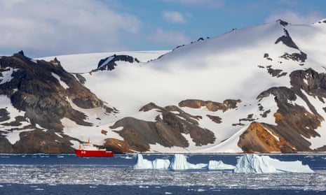 Part of the Antarctic peninsula