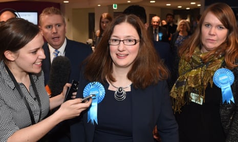 Caroline Johnson, winner of Thursday's Sleaford and North Hykeham byelection