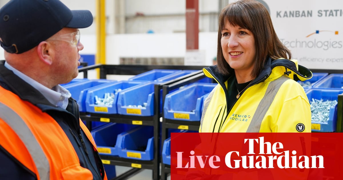 UK private sector growth hits six-month high in boost for Reeves business live